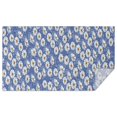 thumbnail image 1 of Blue Daisy Flower Pattern Rectangle Tablecloth 60"x102",Waterproof Polyester Rectangle Table Cloth, Wipeable Spillproof Polyester Tablecloth for Dining, Camping, Indoor and Outdoor, 1 of 6