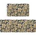 thumbnail image 1 of Blue Daisy Kitchen Mats Decor, Blue Kitchen Rugs Sets of 2, Floral Rug Home Decorations Indoor, 1 of 6