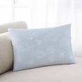 thumbnail image 1 of Blue Dandelion Throw Pillow Covers, Spring Modern Minimalist Country Flower Soft Breathable Pillow Cases with Invisible Zipper for Sleeping, Toddler Pillowcases for Couch Bed Sofa Chair 12x20 Inches, 1 of 9