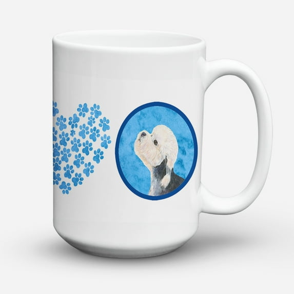 Blue Dandie Dinmont Terrier Coffee Mug 15 oz