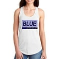 thumbnail image 1 of Blue Day Banner Racerback Tank Women -Image by Shutterstock, Female XX-Large, 1 of 4