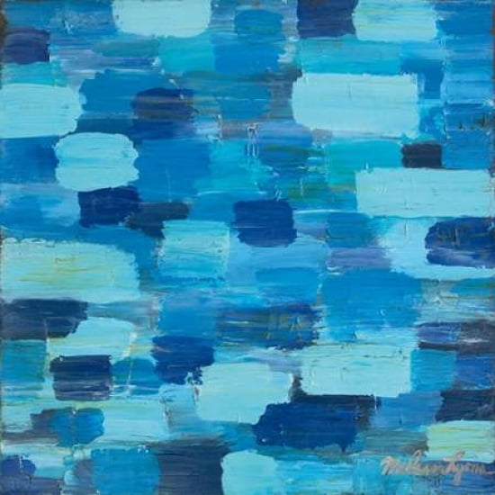 Blue Deception Canvas Art - Melissa Lyons (24 x 24)
