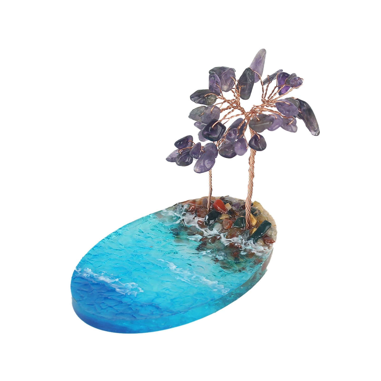 Blue Decoration Seaside Island Spray Tabletop Decoration Summer Sea
