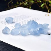 Blue Decorative Stone Style Rocks 500g, Irregular Polished Aquarium Stones for Fish Tank, Vase Filler & Aroma Diffuser D cor