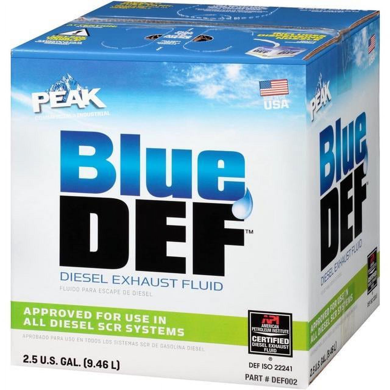 Blue Def DEF0024PK Diesel Exhaust Fluid, 2.5 Gallon, 4 Pack
