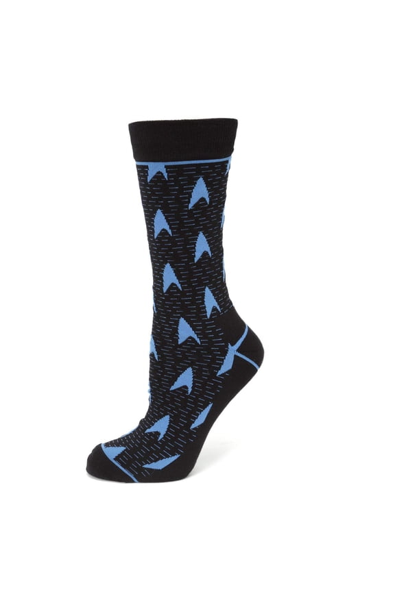 Blue Delta Shield Black Men's Socks
