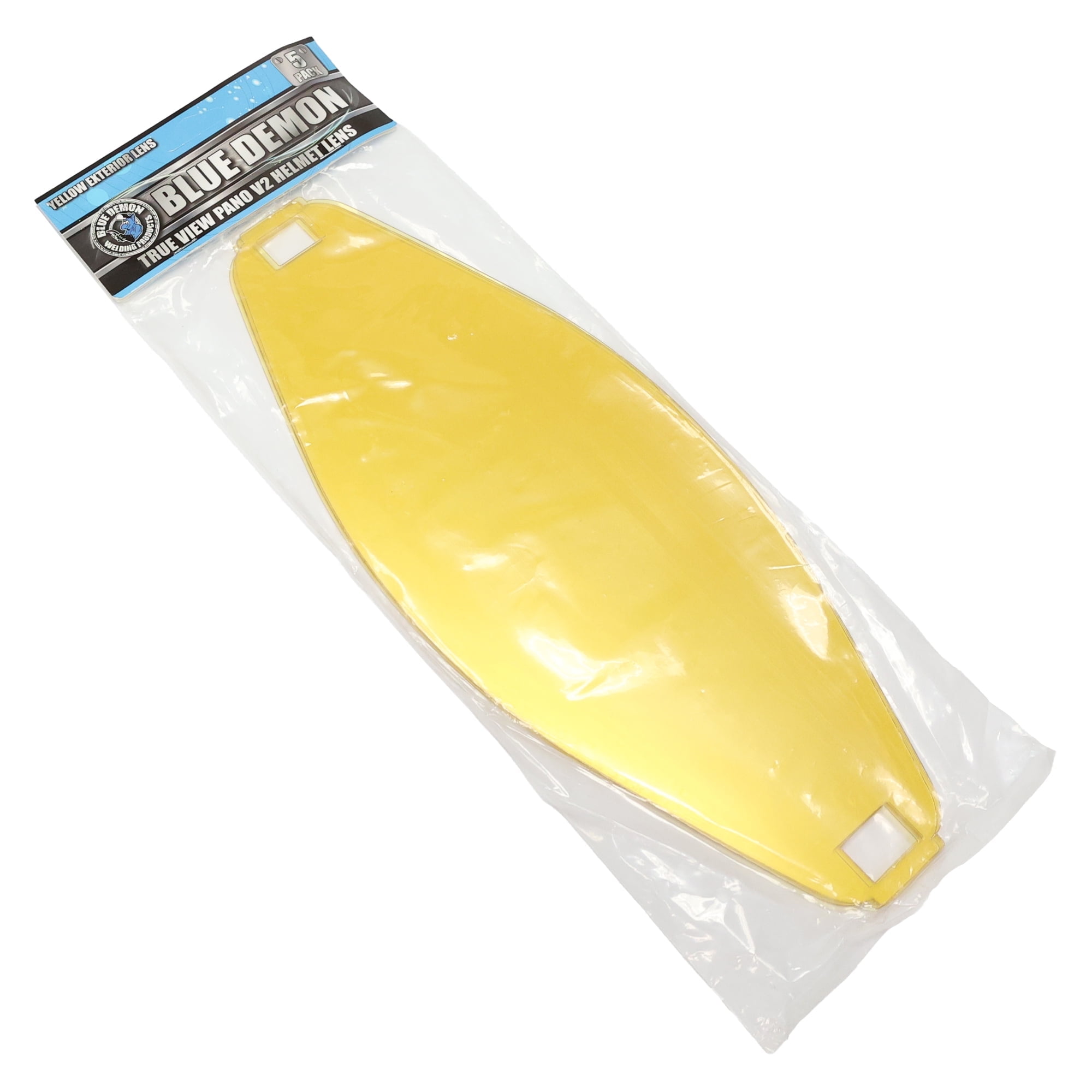 Blue Demon BDWH-TRUEVIEW-PANOV2-EL-Y Welding Hood, Yellow (5 Pack)