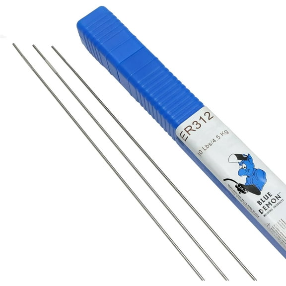 Blue Demon ER312 X 3/32in X 36in X 10 lb Box stainless steel TIG welding rod
