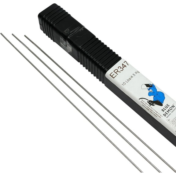 Blue Demon ER347 X 3/32in X 36in X 10 lb Box stainless steel TIG welding rod
