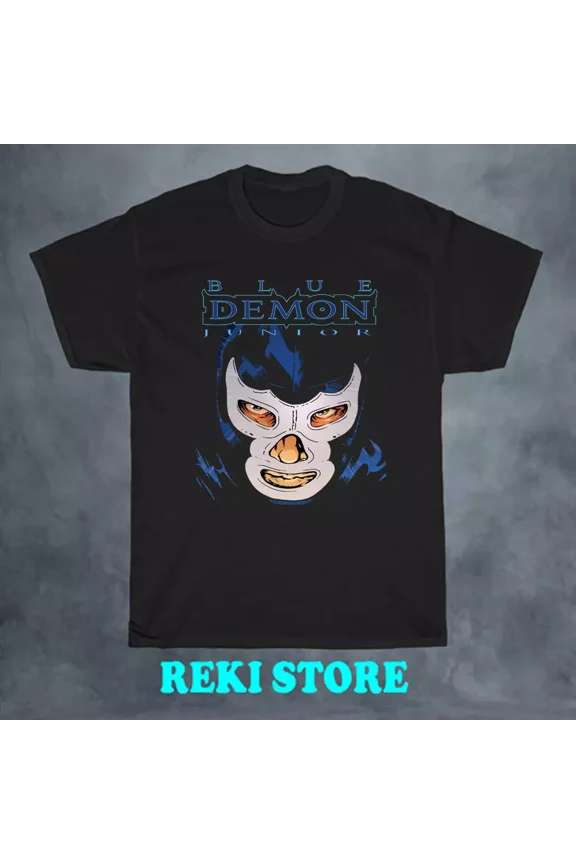 Blue Demon Junior Men's Black T-shirt Size S-5XL