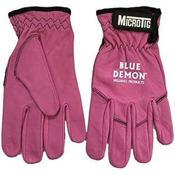Blue Demon Microtig Gloves, Pink, Large