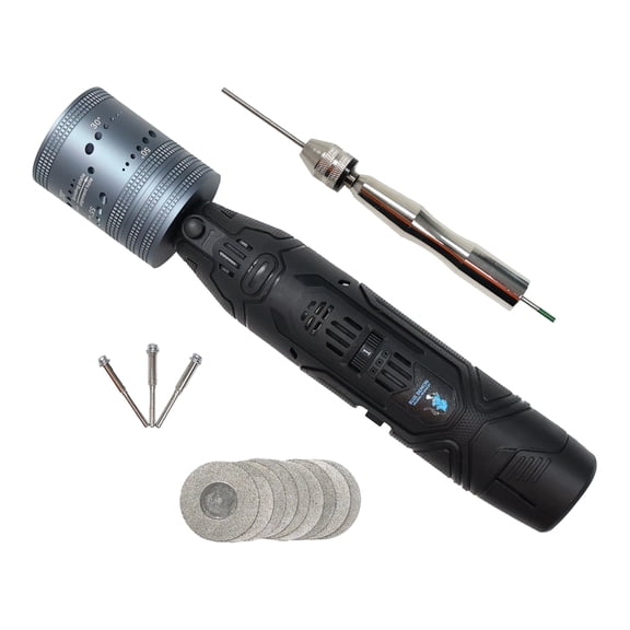 Blue Demon STAYSHARP CORDLESS Hand Held Tungsten Sharpener, Sharpens .040" - 5/32" Tungsten, Multiple Angles, Cuts off and Blunts Tungsten, Lightweight and Portable