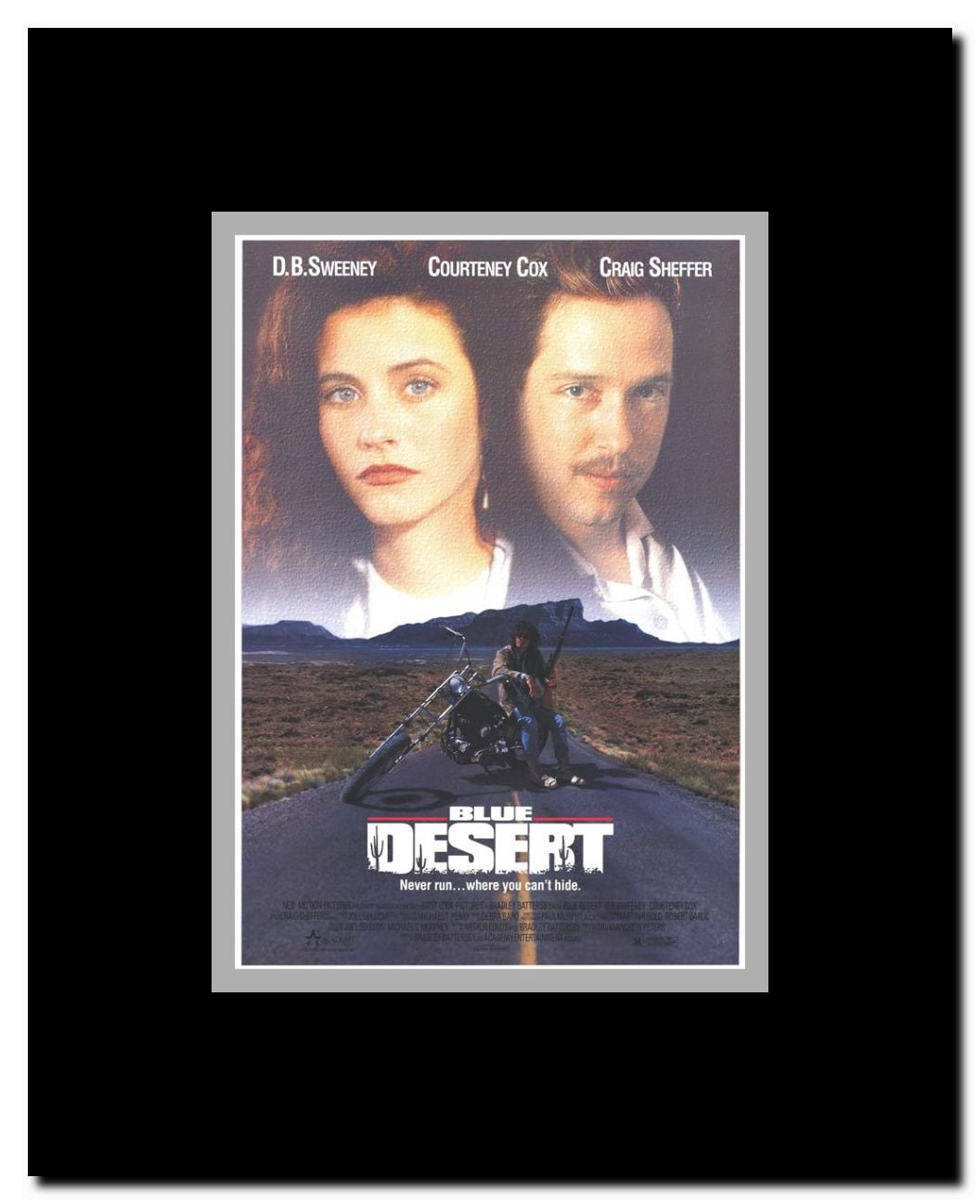 Blue Desert Framed Movie Poster