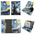 thumbnail image 1 of Blue Design Universal Case for Tablet 7.6- 8.5 360 Rotating Folio Stand Protector Pu Leather Cover Travel e-reader Cases Card Cash Slots Multiple Viewing Angles, 1 of 5
