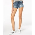 thumbnail image 1 of Blue Desire Juniors Star Patch Ripped Denim Shorts Griffen 9, 1 of 1