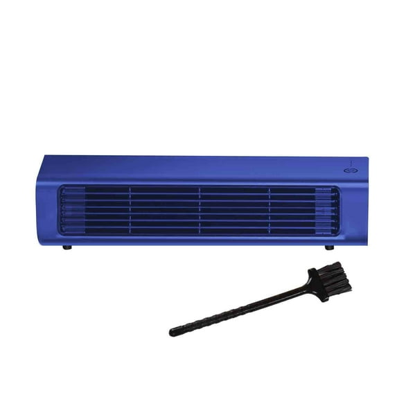 Blue Desktop Silent Tower Fan Household Bladeless Cooler 7W Power Usb C Charging Adjustable Angle Space Saving #llpnk