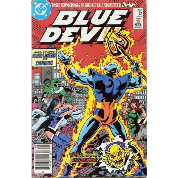 Blue Devil #13 (Newsstand) VF ; DC Comic Book