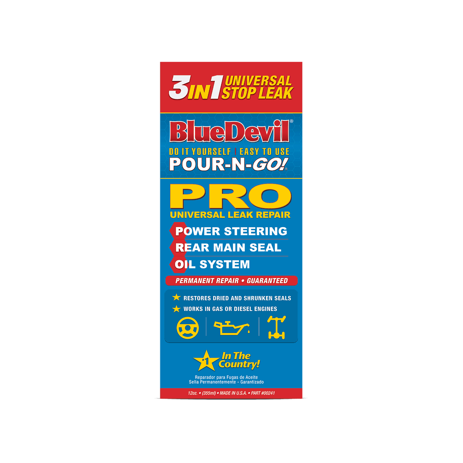 Blue Devil Pro BD12 Universal Leak Repair Automotive Additive, 12 oz