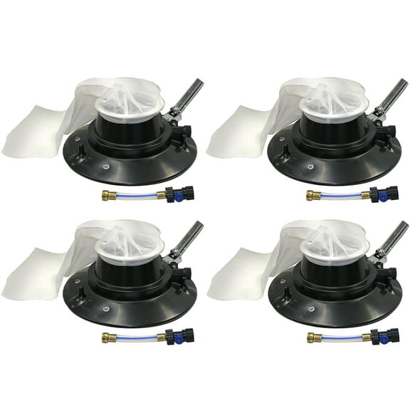 Blue Devil Pro Leaf Bagger Weighted With Ball Bearing Wheels & Handle 4 Pack