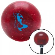 Blue Devil Temptress Red Metal Flake Shift Knob - Red/Blue - M16 x 1.5 Insert - High Gloss Finish