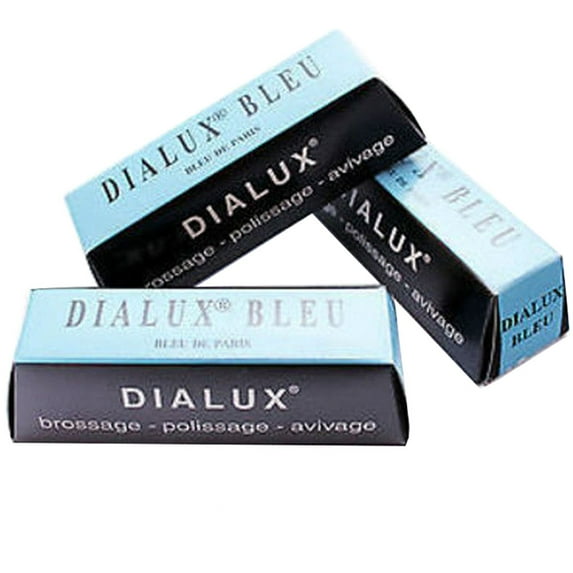 Blue Dialux Polishing Compound 3 Bars Bleu Rouge Polish & Finish For All Metals.