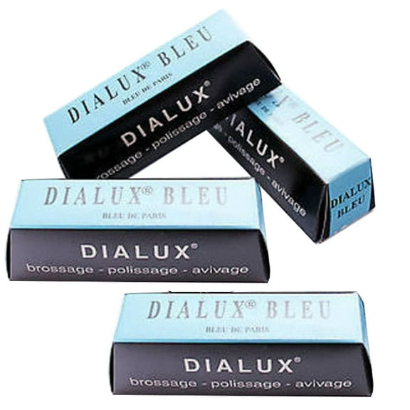 Blue Dialux Polishing Compound 4 Bars Bleu Rouge Polish & Finish For All Metals.