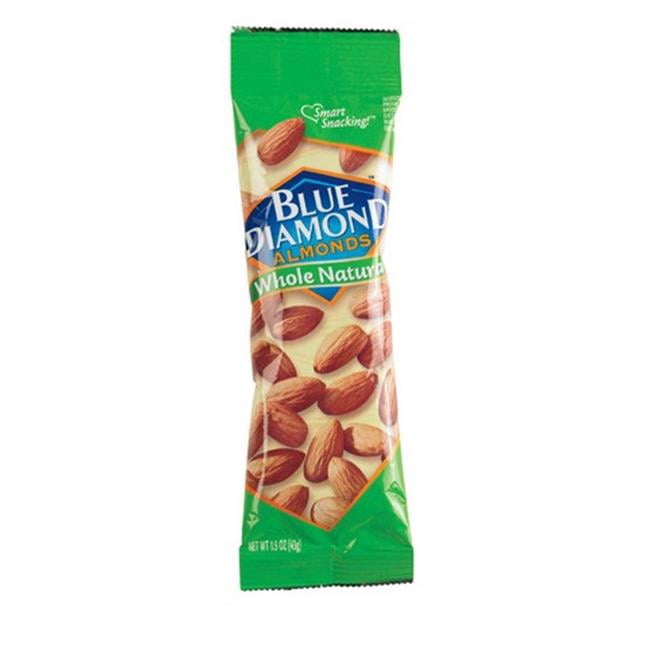 Blue Diamond 05181 1.5 oz Whole Natural Almonds - pack of 12