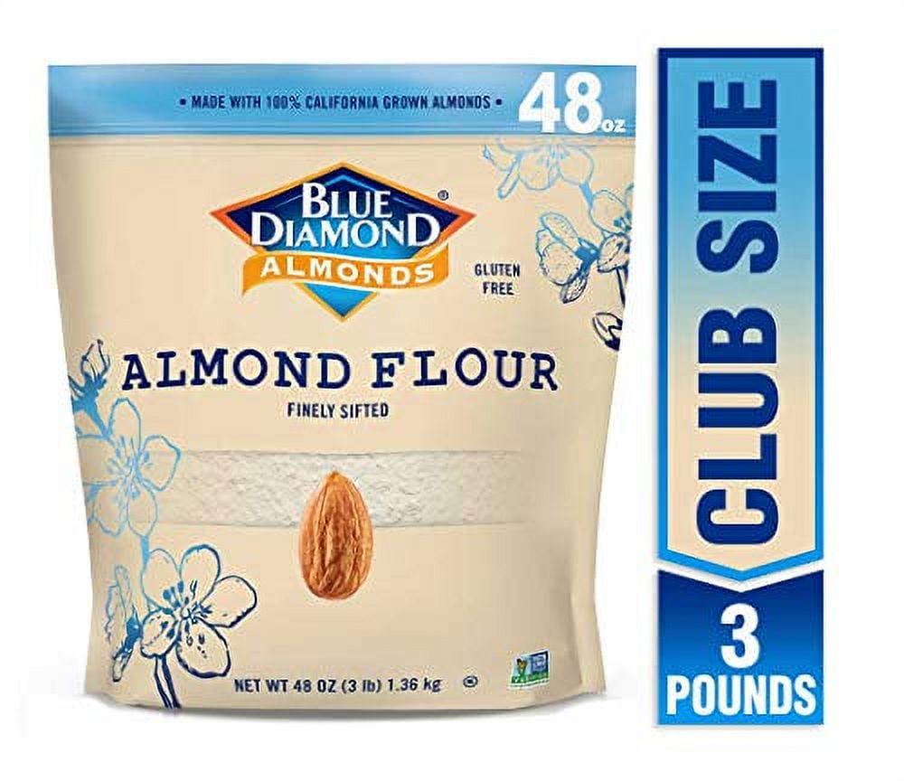 Blue Diamond Almond Flour, Gluten Free, Blanched, Finely Sifted 3 Pound