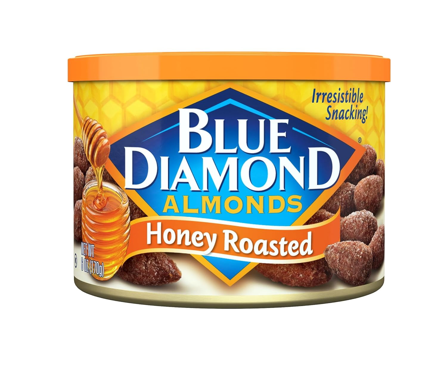 Blue Diamond Almond Honey Roasted 6 oz (Pack of 12) - Walmart.com
