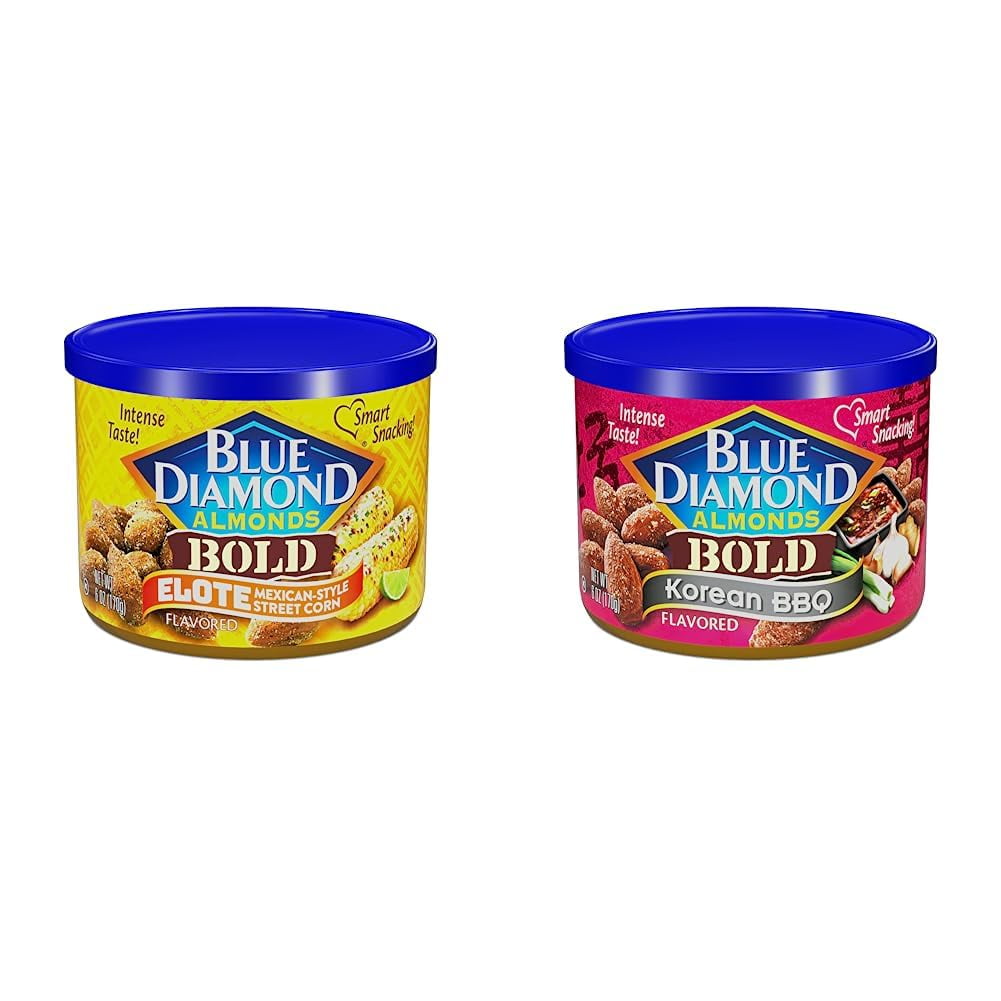Blue Diamond Almonds, Bold Elote Mexican Street Corn And Korean Bbq