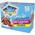 thumbnail image 1 of Blue Diamond Almonds Low Sodium Lightly Salted Snack Nuts, 100 Calorie Packs, 0.6 Ounce (Pack of 32), 1 of 3