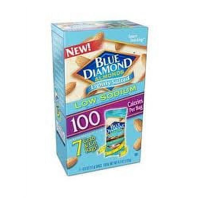 Blue Diamond Almonds, Low TMA3 Sodium Lightly Salted, 100 Calorie On