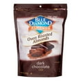 thumbnail image 1 of Blue Diamond Almonds, Natural Oven Roasted Almonds, Dark Chocolate (Pack of 24), 1 of 1