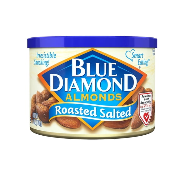 Blue Diamond Almonds, Roasted Salted, 6 Ounce( PACK OF 2 )