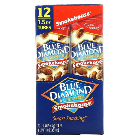 Blue Diamond Almonds, Smokehouse, 1.5 oz bags (12 Pack)