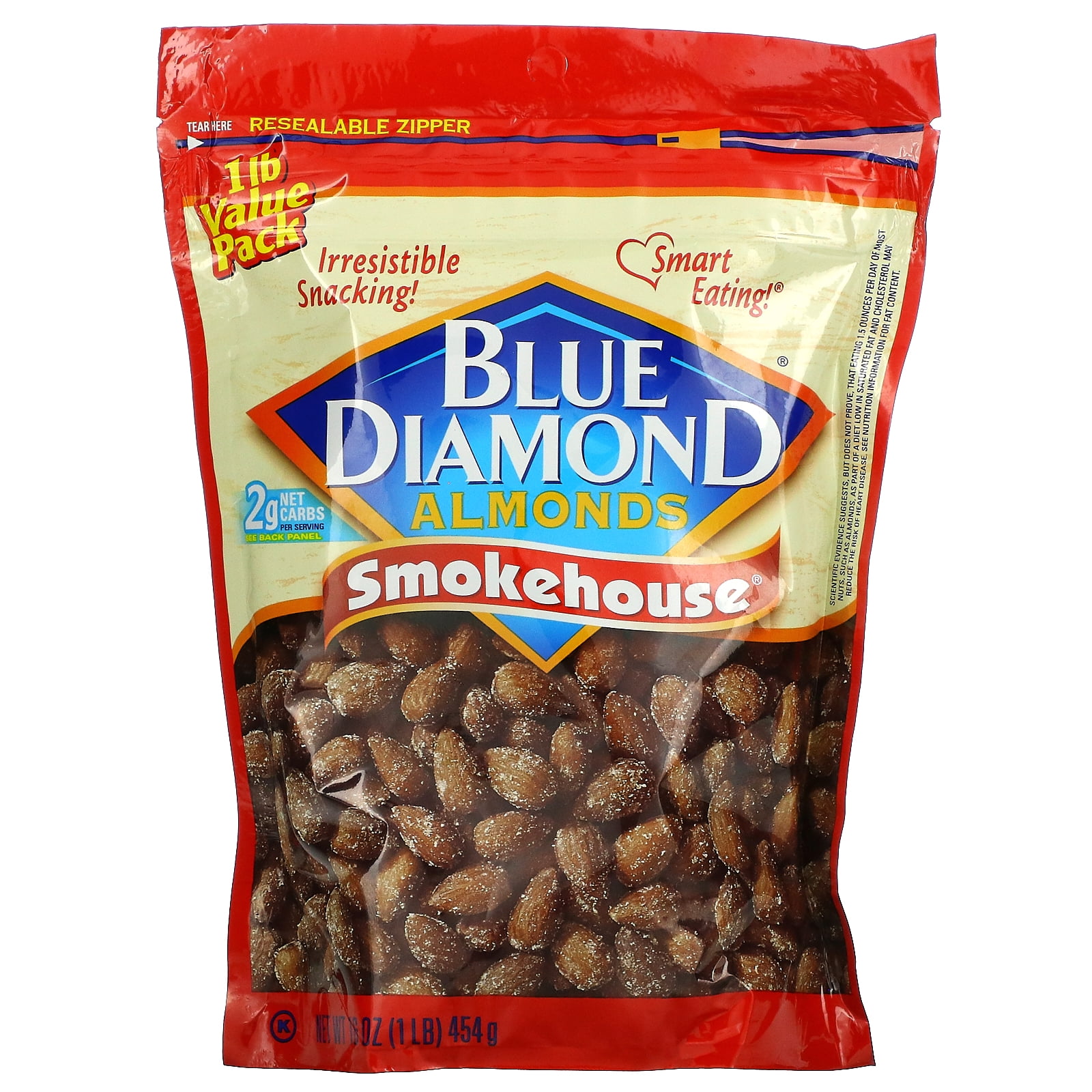 Blue Diamond, Almonds, Smokehouse, 16 oz (454 g)