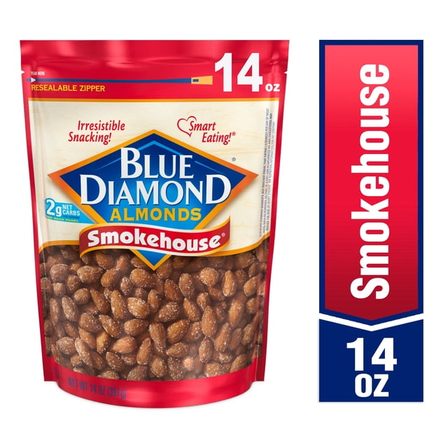 Blue Diamond Almonds, Smokehouse, 1.5 oz