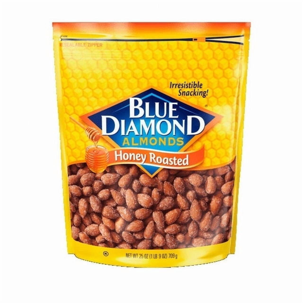Blue Diamond Almonds, Sweet Flavored Honey Roasted Snack Nuts Great for ...