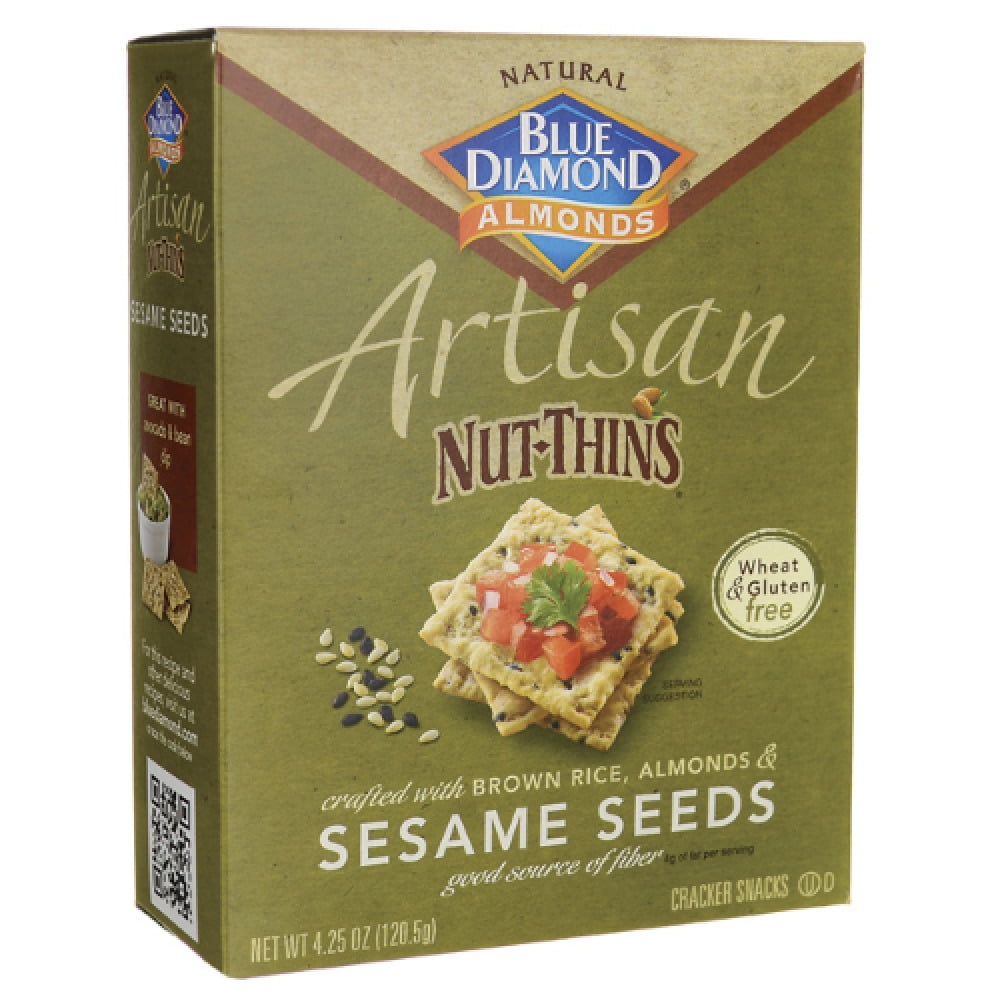 Blue Diamond Artisan Cracker Snacks (Pack of 18)
