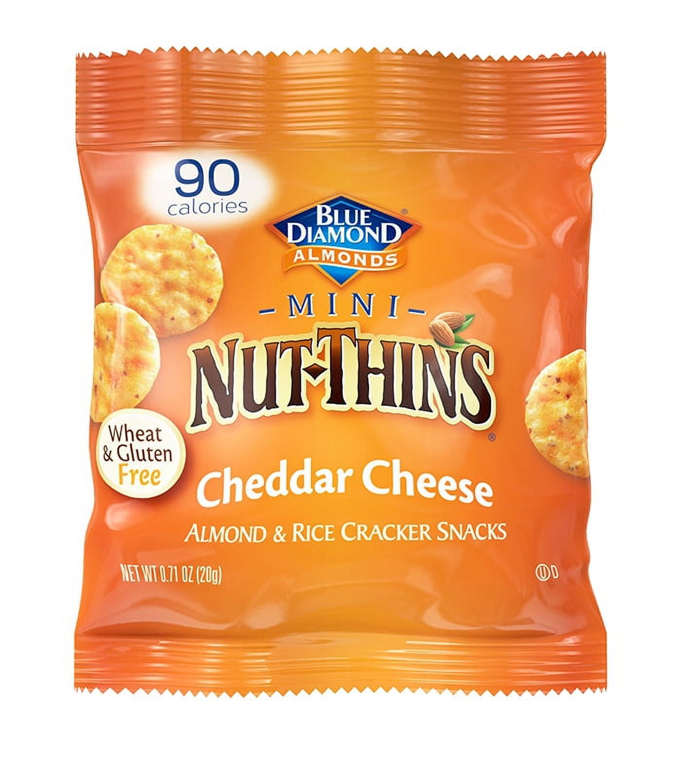 Blue Diamond, Cheddar Cheese NutThins, 20g Bag