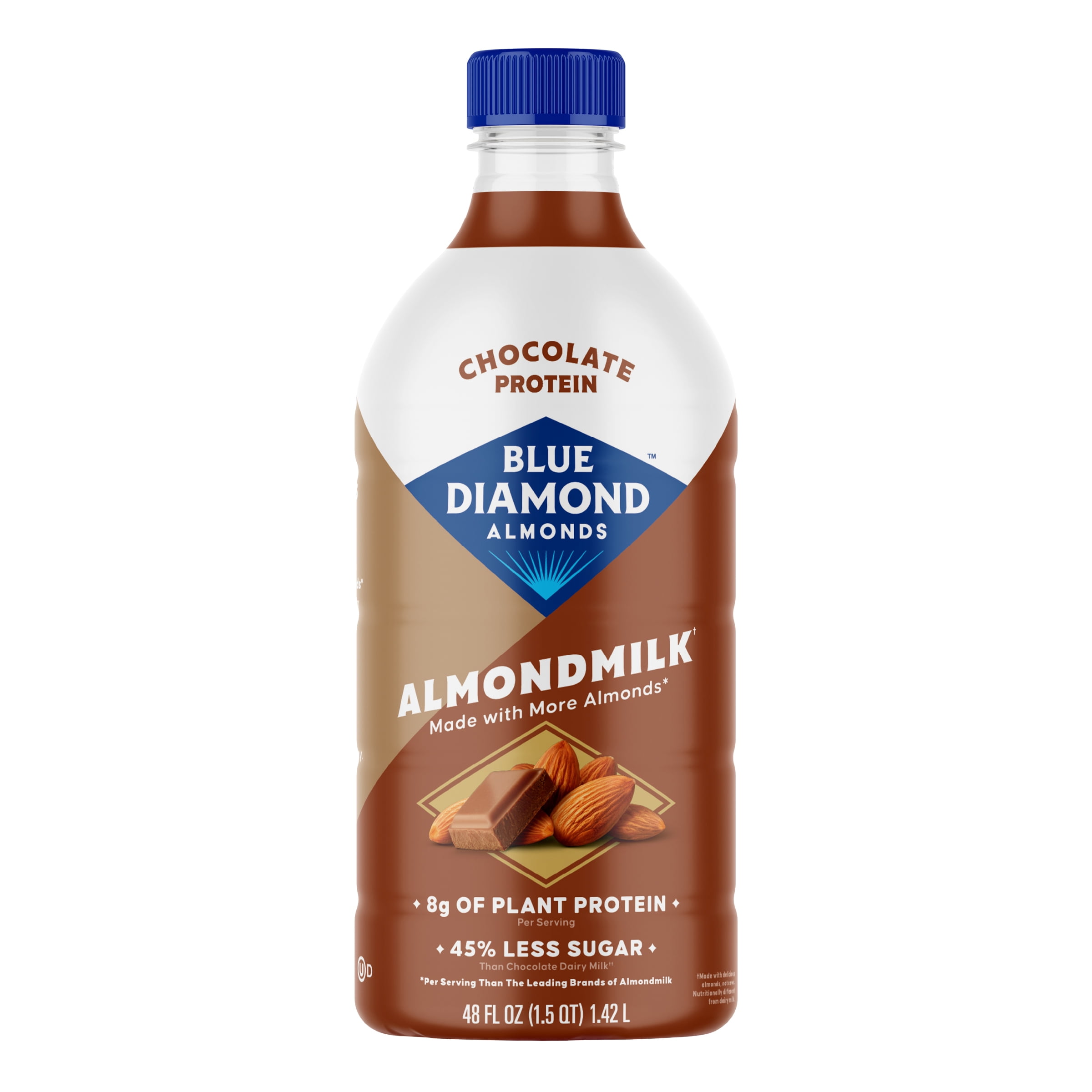 Blue Diamond Chocolate Protein Almondmilk 48FO