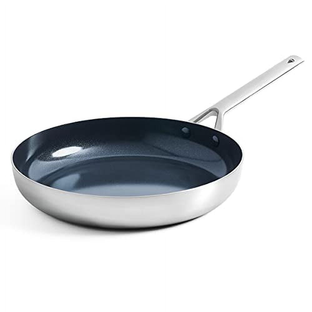 GoodCook Healthy Ceramic Titanium-infused Fry pan, 8 Inch, Light Blue -  GoodCook