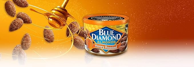 Blue Diamond Almonds Honey Roasted, 6 Ounce