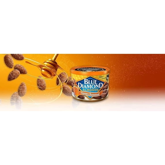 Blue Diamond Almonds Honey Roasted, 6 Ounce