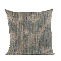 Blue Diamond Jacquard Luxury Throw Pillow - 20 x 20 in.