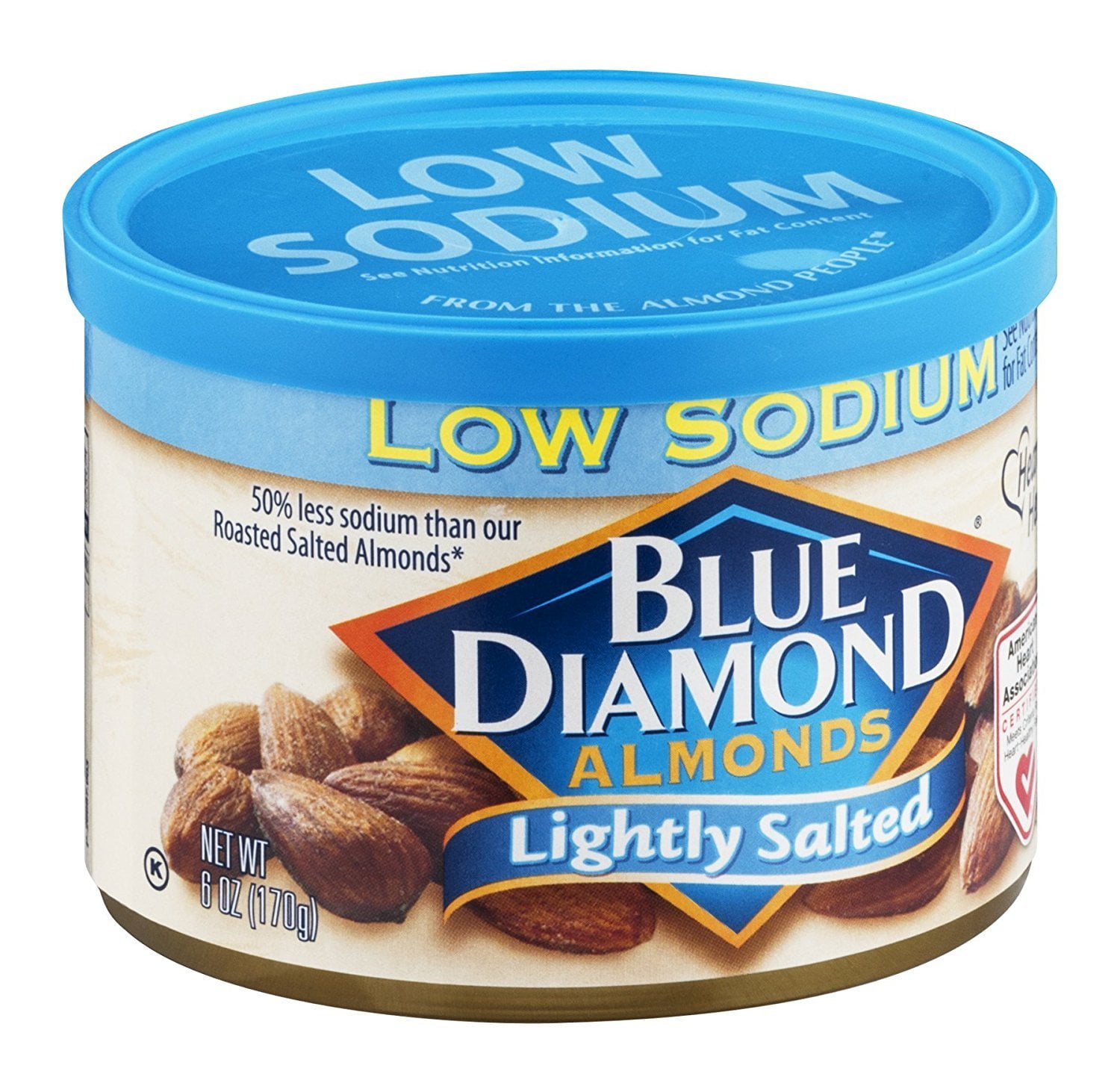 (Pack of 12) Blue Diamond Almonds Lightly Salted 6 Oz