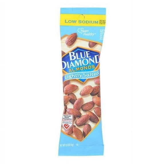 Blue Diamond Lightly Salted Almonds - Case Of 12 - 1.5 oz