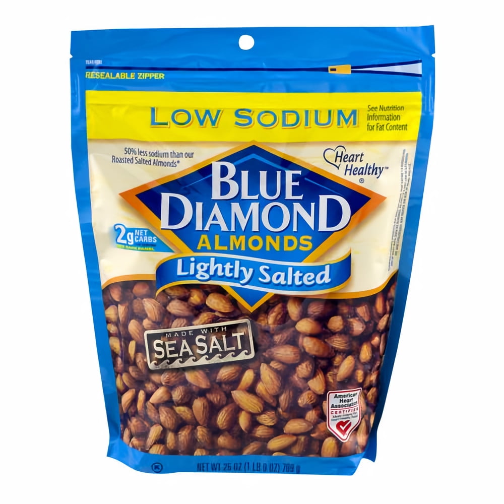 Blue Diamond Lightly Salted Almonds (Pack of 20)