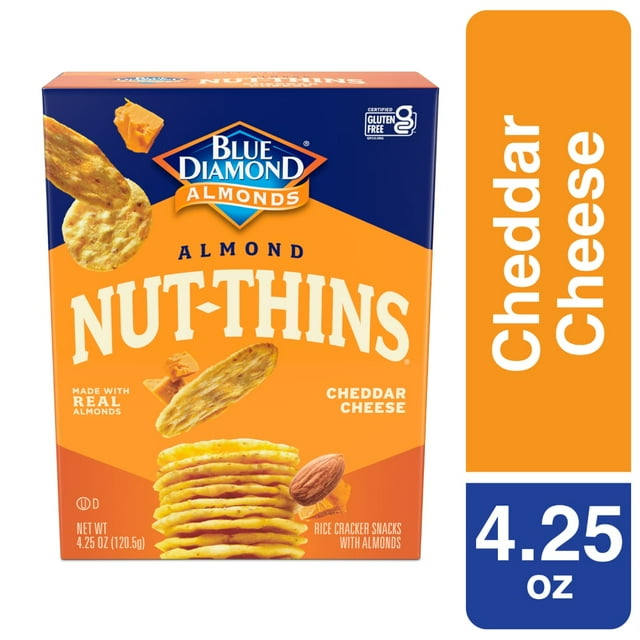 Blue Diamond® Nut-Thins® Cheddar Cheese Almond Rice Crackers