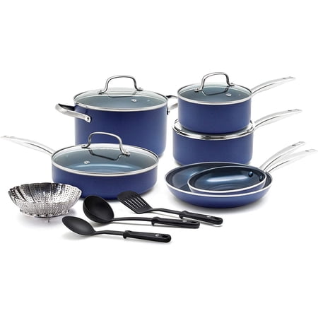 Blue Diamond Pan CC001951-001 Cookware-Set, 14 Piece
